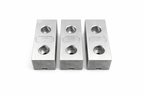 Set of 200mm aluminium soft jaws for K11 chuck