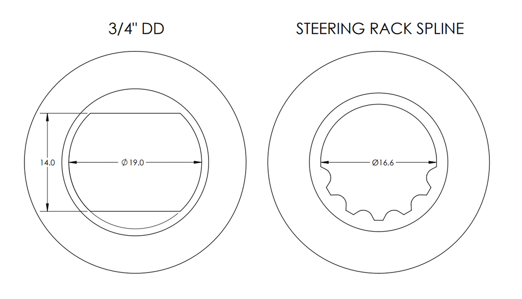 Ford Territory Steering Rack Universal Joint – Heavy-Duty Replacement (3/4” DD)